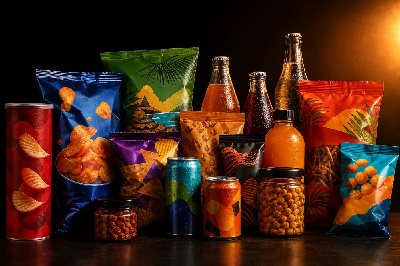 Imported sodas and candy